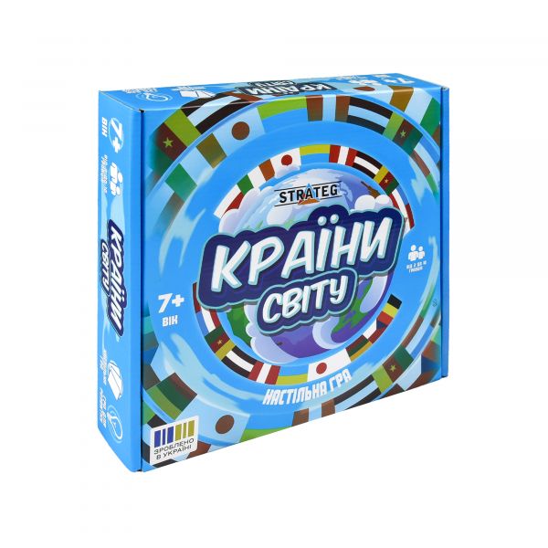 Настільна гра Strateg Країни світу (30952)