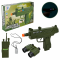 Дитяча іграшкова зброя, військовий набір (4137, CH555A-2) пістолет із світлов та звуком та аксесуари