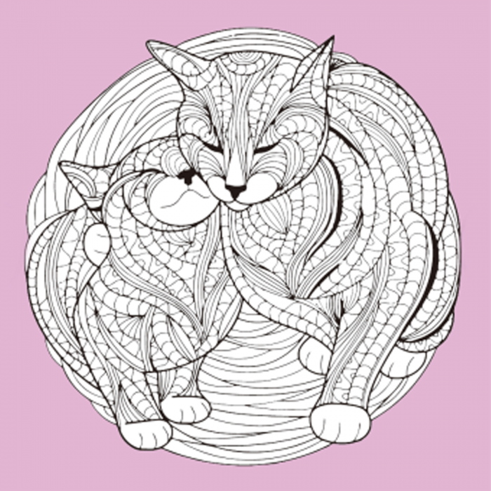 Живопис розпис картина-антистрес Strateg Теплі обійми розміром 30х30 см  (JCEE37116)