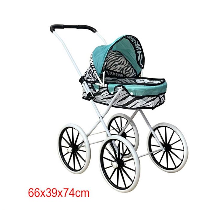 Дитяча іграшка коляска візок для ляльки пупса арт. DL502C-9 металева