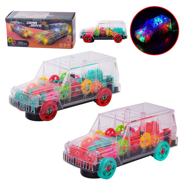 Дитяча іграшка машинка музична з прозорим корпусом 035-A23 світло, звук, рух Дитяча іграшка машинка музична з прозорим корпусом 035-A23 світло, звук, рух