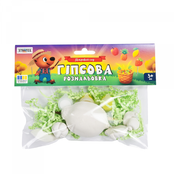 Гіпсова розмальовка Strateg Яскравий сад (31061) ( Вік 3+)