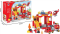 Дитяча іграшка Конструктор "Пожежна станцiя", великі деталі, 76 елементів 188-102 KID'S HOME TOYS