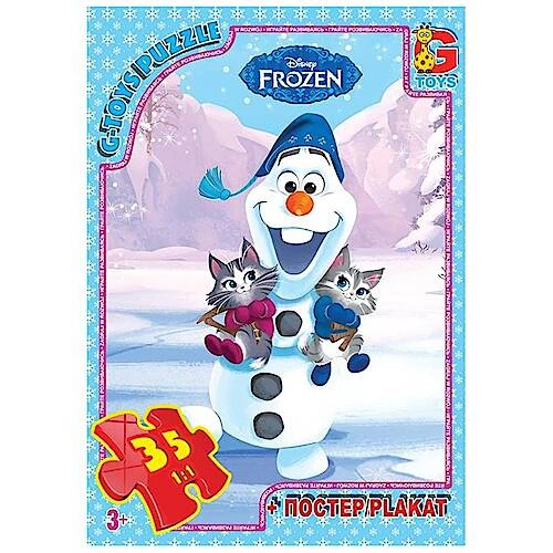 Пазли ТМ "G-Toys" із серії "Frouzen" (Льодяне Сердце), 35 ел. FR034