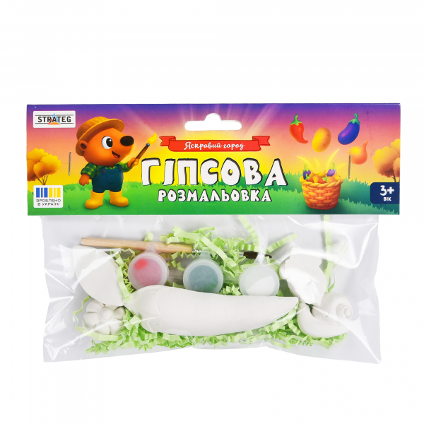 Гіпсова розмальовка Strateg Яскравий город (31060)