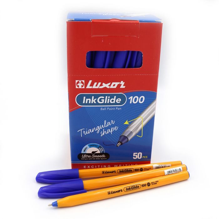 Ручка кулькова InkGlide Orange синя 18102 