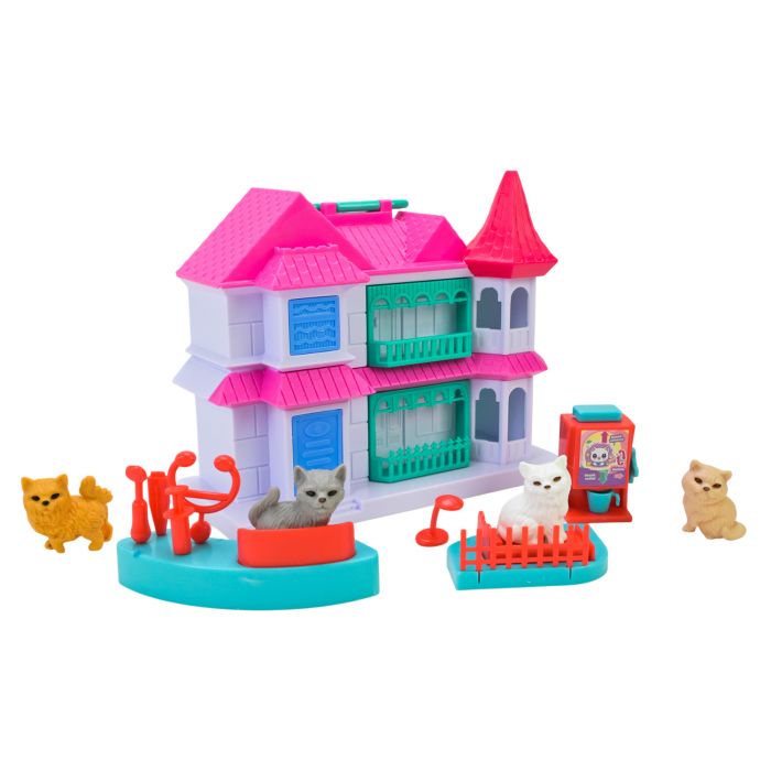 Дитяча іграшка будинок для тварин HY8788-10, аксесуари, в пакеті 29*8*33 см