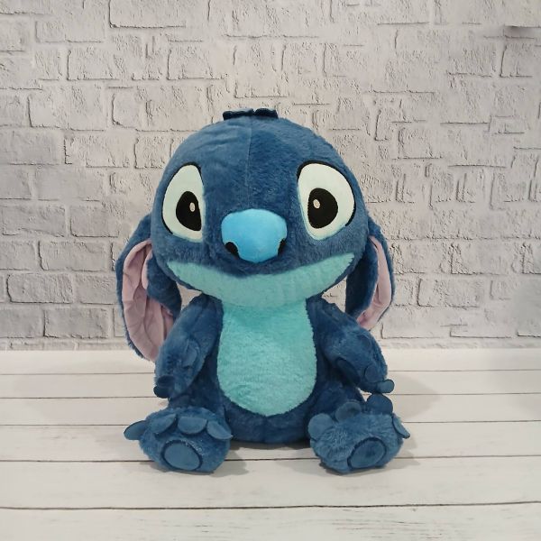 М'яка іграшка плюшева Стіч Ангел (Stitch) синій, 30 см (3745)