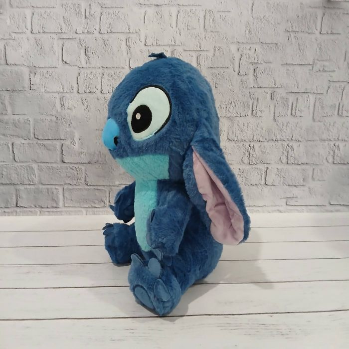 М'яка іграшка плюшева Стіч Ангел (Stitch) синій, 30 см (3745) відео в описі