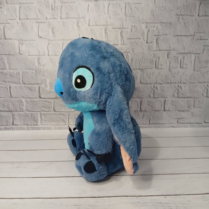 М'яка іграшка плюшева Стіч Ангел (Stitch) синій, 30 см (3746) відео в описі