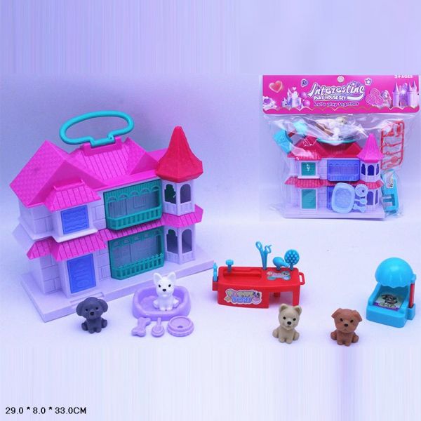 Дитяча іграшка будинок для тварин HY8788-9, аксесуари, в пакеті 29*8*33 см