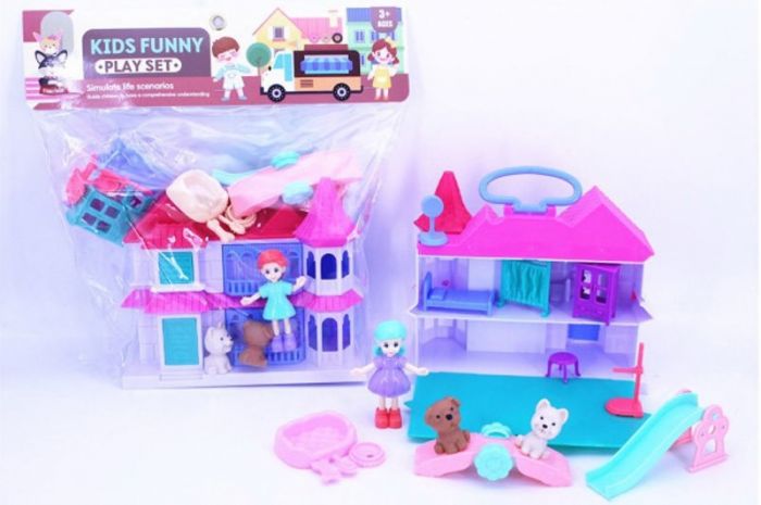 Дитяча іграшка будинок для тварин HY8988-A12, аксесуари, в пакеті 29*8*28 см