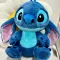 М'яка іграшка плюшева Стіч (Stitch) синій, 34 см