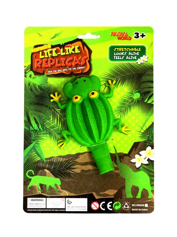 Дитяча іграшка тягнучка антистрес жаба W6328-265 SHANTOU YISHENG