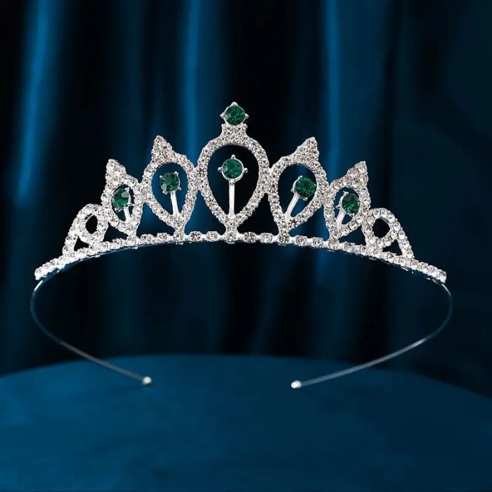Діадема (тіара) корона колір срібло (silver), матеріал метал tiara 3984 Діадема (тіара) корона колір срібло (silver), матеріал метал tiara 3984