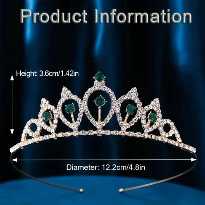 Діадема (тіара) корона колір срібло (silver), матеріал метал tiara 3984 Діадема (тіара) корона колір срібло (silver), матеріал метал tiara 3984