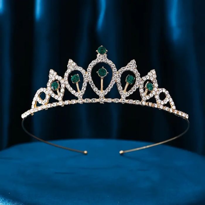 Діадема (тіара) корона колір золото (gold), матеріал метал tiara 3985 Діадема (тіара) корона колір золото (gold), матеріал метал tiara 3985