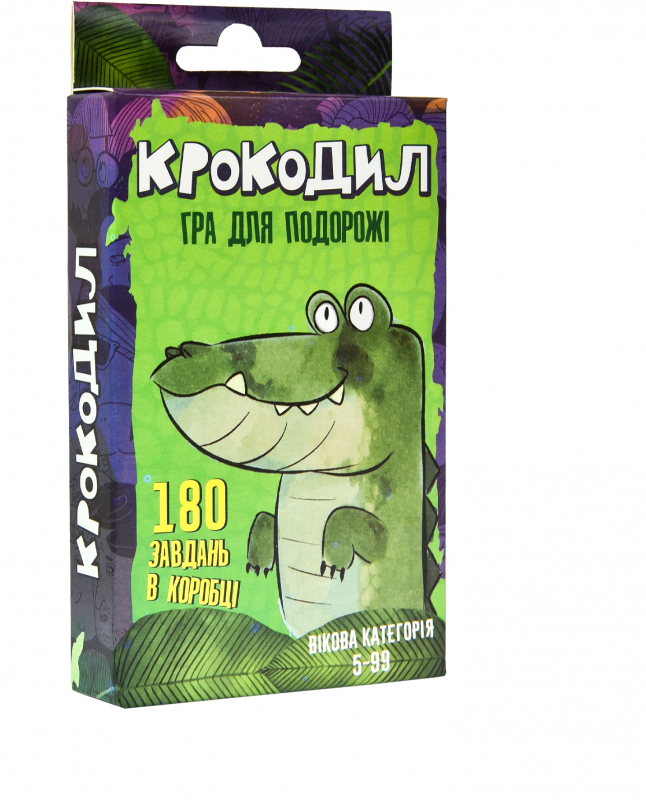 Настільна розважальна гра крокодил, арт. 30557 (укр), в кор-ці 14,7-8-2см