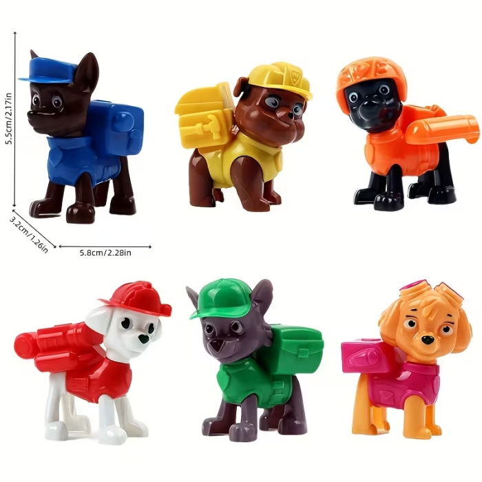 Дитяча іграшка фігурка герой мультфільма цуценячий патруль , набір 6 шт (4507)
