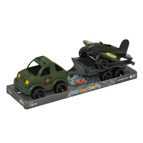 Дитяча іграшка набір авто Kid cars військовий, 39997 Тигрес