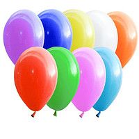 Кульки повітряні надувні в асортименті , діаметр 25 см, ціна за 1 шт