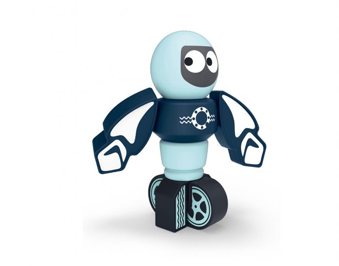 Дитяча іграшка розвиваюча конструктор магнітний робот, 7 деталей MAGNETIC TOYS®, арт.317