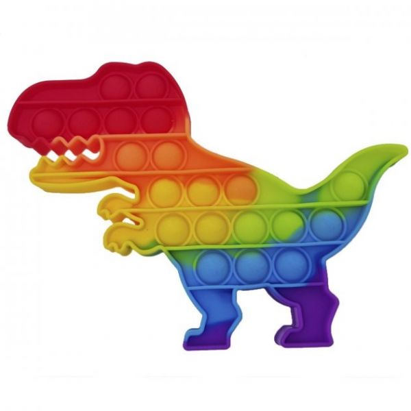 Дитяча іграшка cенсорна гра антистрес Pop It динозавр вічна пупирка , 2022 акційна пропозиція