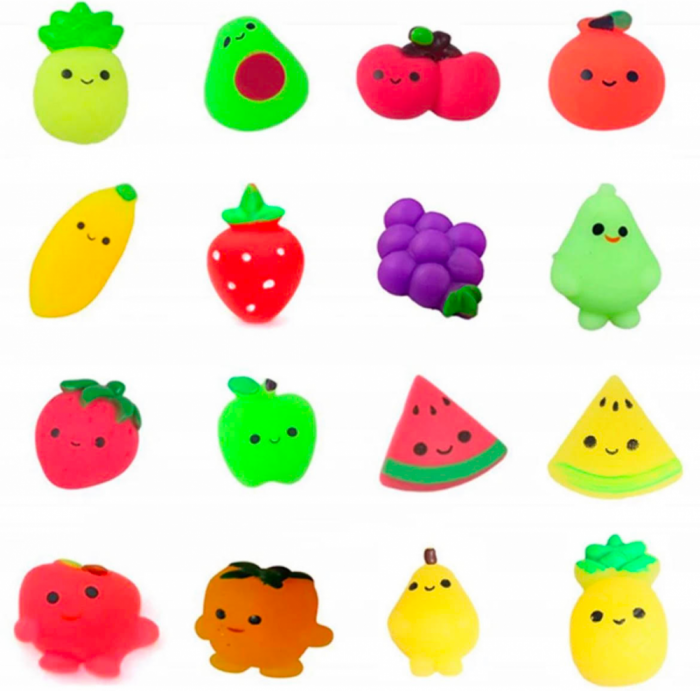 Дитяча іграшка сквіш тягнучка серія милі мордочки ціна за 1шт FG230227053D_UA