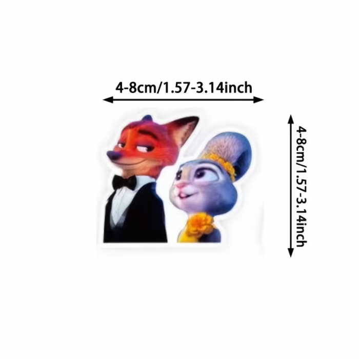 Наліпка Зоотрополіс Movie Zootopia, набір 86 шт (4512)