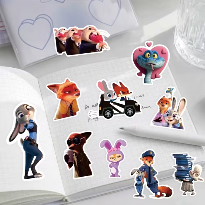 Наліпка Зоотрополіс Movie Zootopia, набір 86 шт (4512)