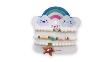 Дитяча іграшка прикраса браслет для дівчинки FG11040G набір 3 шт 