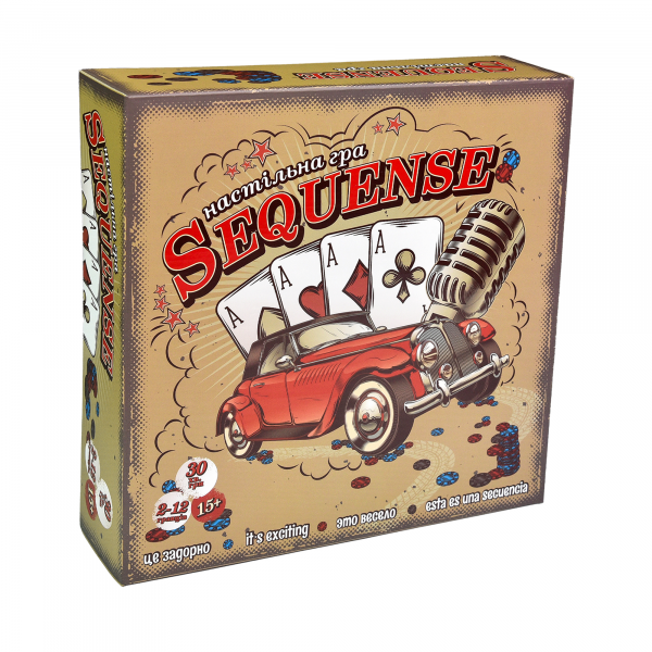 Настільна гра 30361 (укр) "Sequense", ( Вік 15+) в кор-ці 30-30-7,5см