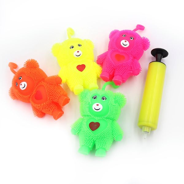 Дитяча іграшка антистрес ведмежа, світиться, 9289 