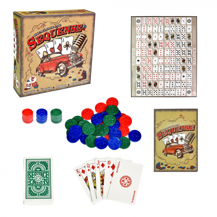 Настільна гра 30361 (укр) "Sequense", ( Вік 15+) в кор-ці 30-30-7,5см