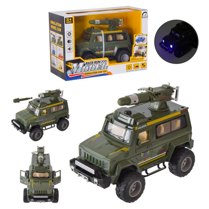 Дитяча іграшка військова машинка антидрон 664 зі звуком на батарейках