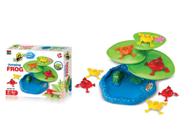 Дитяча іграшка гра стрибаюча жабка 007-40 KINGSO TOYS