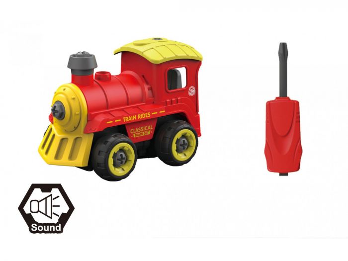 Дитяча іграшка машинка - конструктор з інструментами потяг LM8073-SZ-1 DIY Spatial Creativity ™