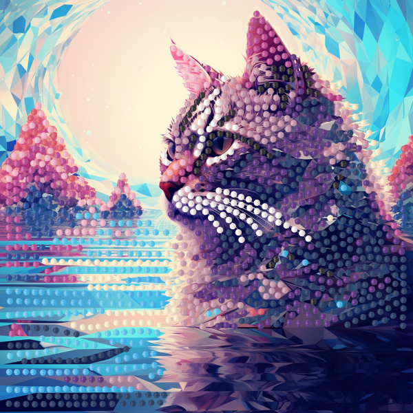 Набір для творчості алмазна картина Гордість Strateg розміром 18х18 см (ZAV1818-26)