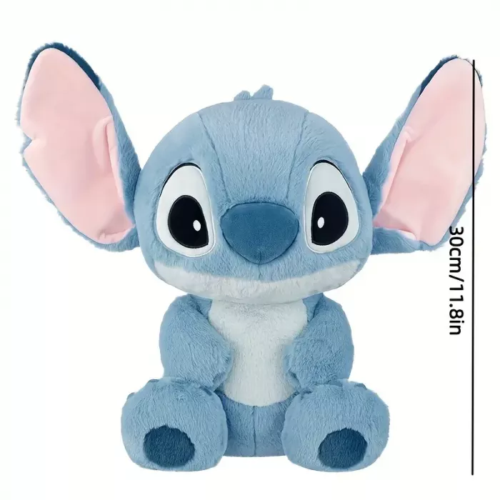 М'яка іграшка плюшева Стіч (Stitch) блакитний, 30 см (3678)