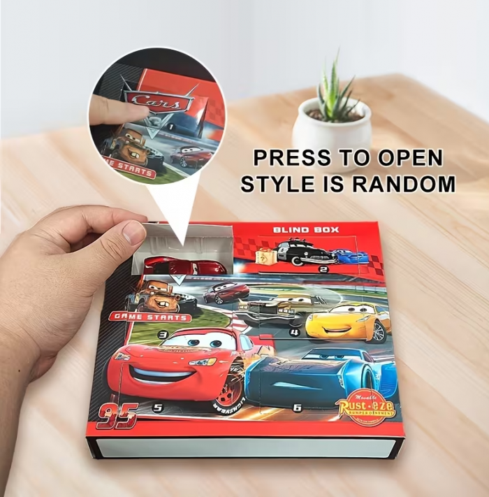 Дитяча іграшка машинка герой мультфільму тачки, гонка 7 см, набір 6 шт, метало - пластикова (4598) ціна за набір