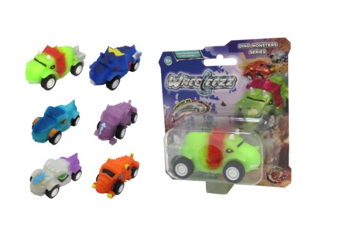 Іграшкрва машинка-тягнучка серії Dino, Wheeleezz (Діно, Віліз) 537894