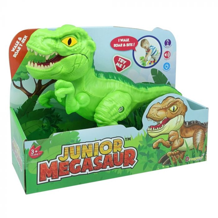 Дитяча іграшка динозавр 22 см 16953 джуніор мегазавр тиранозавр моя перша прогулянка