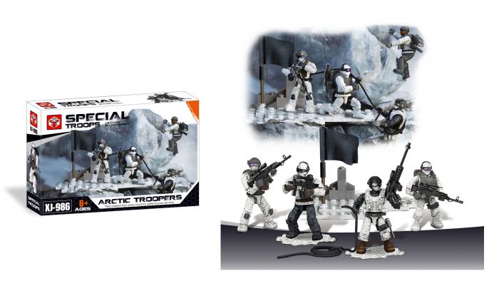 Дитяча іграшка набір конструктор фігурки військовий XJ-986 X-BLOCK армія