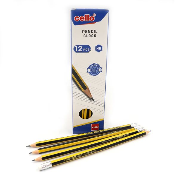 Олівець гнучкий ч/гр. Cello HB з ластиком CL006  Олівець гнучкий ч/гр. Cello HB з ластиком CL006