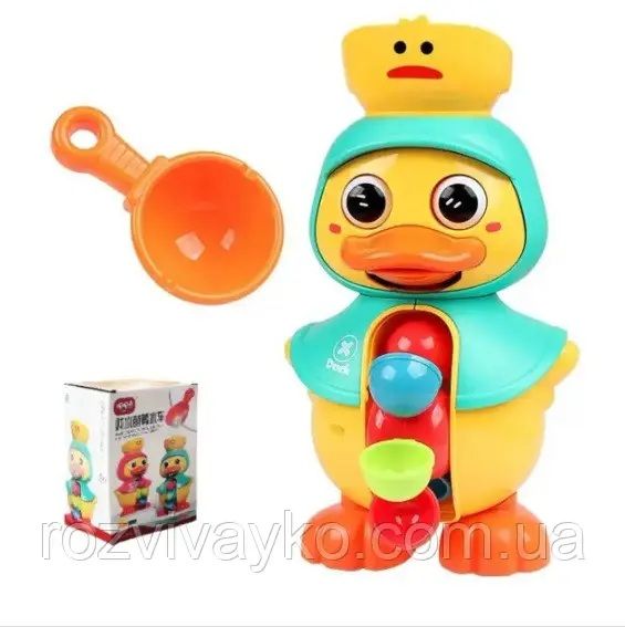 Дитяча іграшка для ванної для гри у воді качка BBQ18008