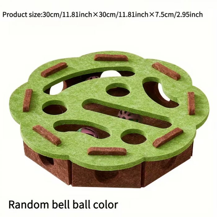 Ігровий лабіринт для кота (кішки, кошеня) 4506 кругла форма, відео в описі 