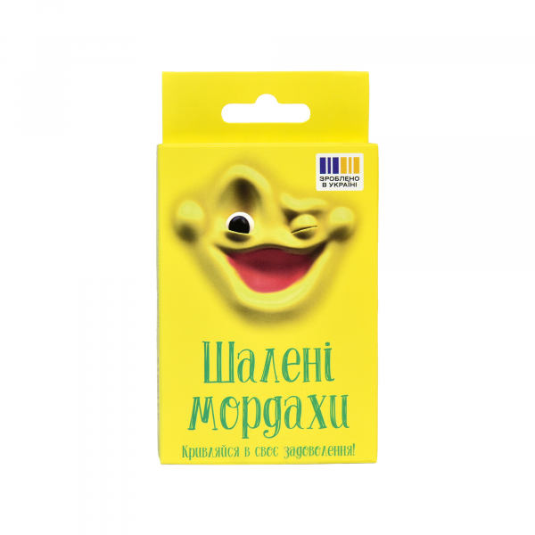 Настільна гра Strateg Шалені мордахи ( Вік 5+)  українською мовою (30664) Настільна гра Strateg Шалені мордахи ( Вік 5+)  українською мовою (30664)