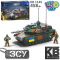 Дитяча іграшка конструктор KB 1145 військовий танк Leopard 2A5 458 деталей