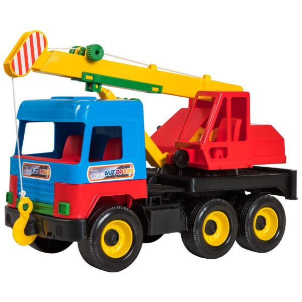 Дитяча іграшка машина будівельний кран Middle truck Wader 39226 Тигрес