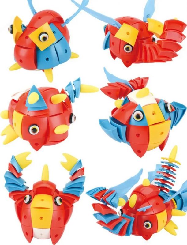 Дитяча іграшка магнітний конструктор 100 деталей, XY611 Xiangyi (уцінено, дефект упаковки)